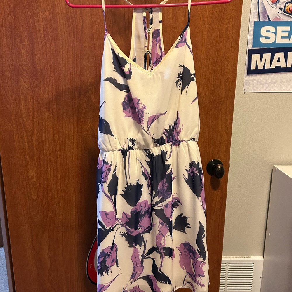 Pink Owl Small Floral Spaghetti Strap Dress